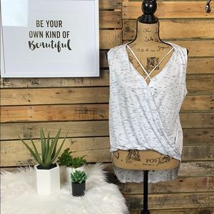 NWT Francesca’s crossover top